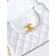Miglior Falso 23K Kelly Mini shopping Borsa AS4416 Bianco Economiche Premium