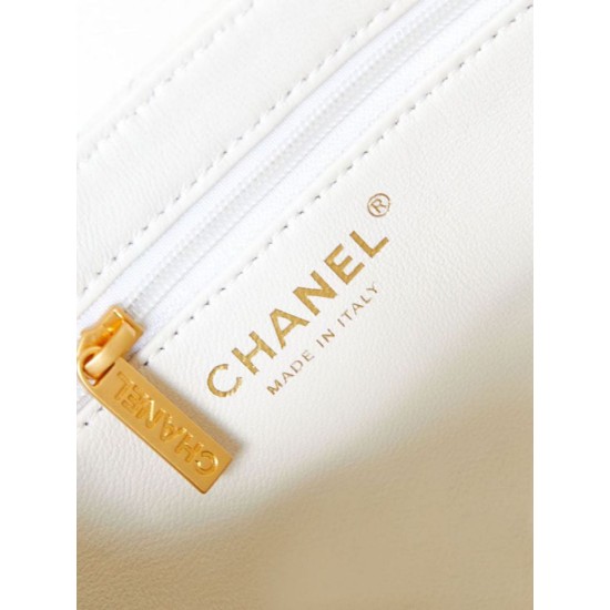 Miglior Falso 23K Kelly Mini shopping Borsa AS4416 Bianco Economiche Premium