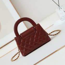 Miglior Falso 23K Kelly Mini shopping Borsa AS4416 Rosso Economiche Premium