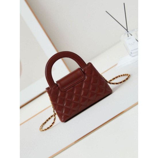 Miglior Falso 23K Kelly Mini shopping Borsa AS4416 Rosso Economiche Premium