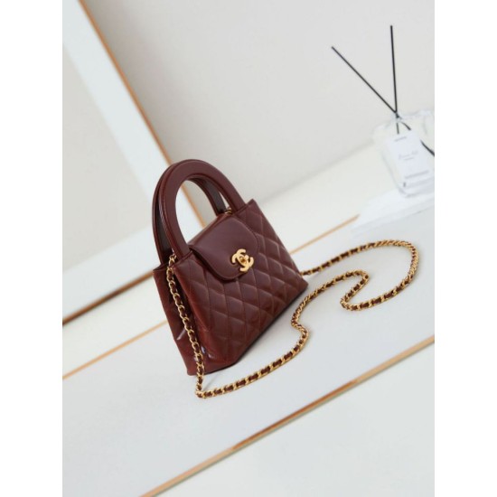 Miglior Falso 23K Kelly Mini shopping Borsa AS4416 Rosso Economiche Premium