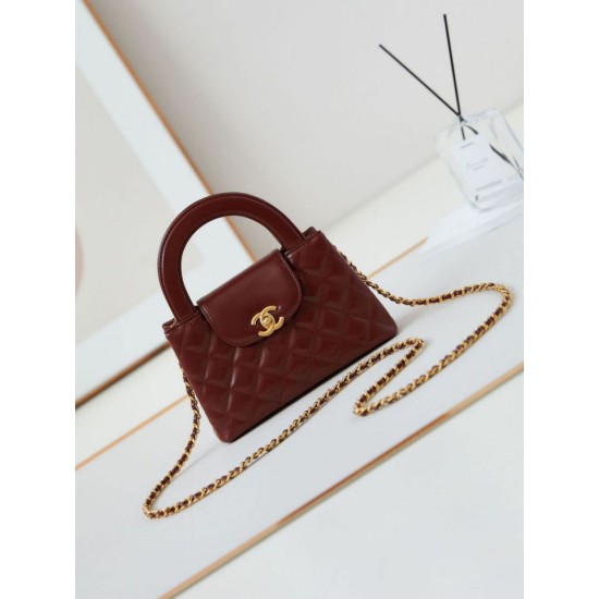 Miglior Falso 23K Kelly Mini shopping Borsa AS4416 Rosso Economiche Premium