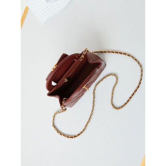Miglior Falso 23K Kelly Mini shopping Borsa AS4416 Rosso Economiche Premium