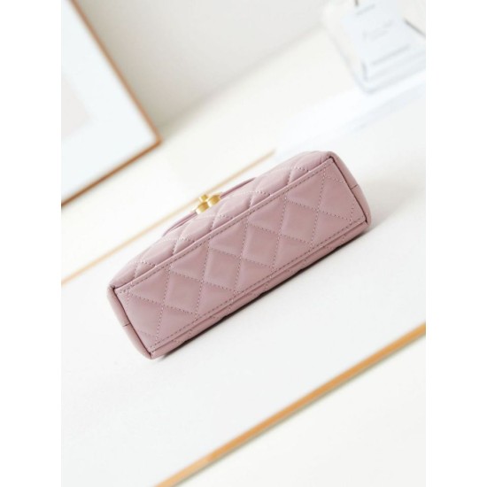 Perfette Qualità Repliche 23K Kelly Mini shopping Borsa AS4416 Rosa Imitazione