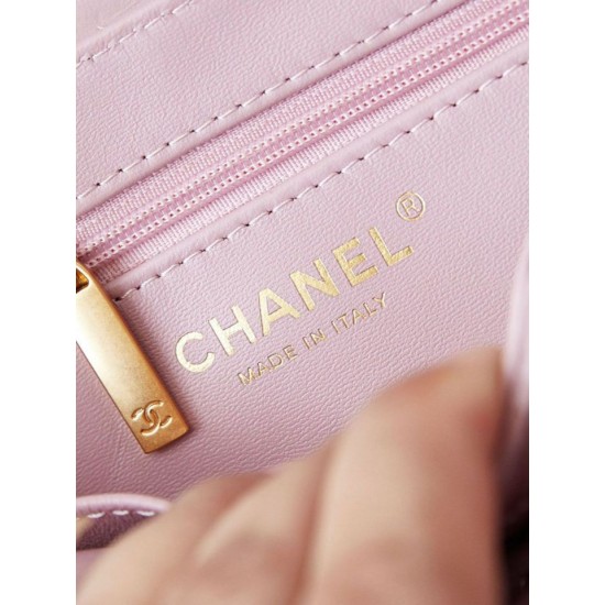 Perfette Qualità Repliche 23K Kelly Mini shopping Borsa AS4416 Rosa Imitazione