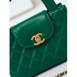 Miglior Falso 23K Kelly Mini shopping Borsa AS4416 Verde Economiche Premium