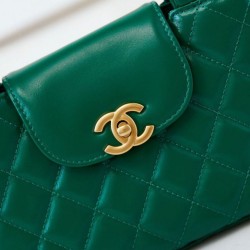 Miglior Falso 23K Kelly Mini shopping Borsa AS4416 Verde Economiche Premium