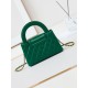 Miglior Falso 23K Kelly Mini shopping Borsa AS4416 Verde Economiche Premium