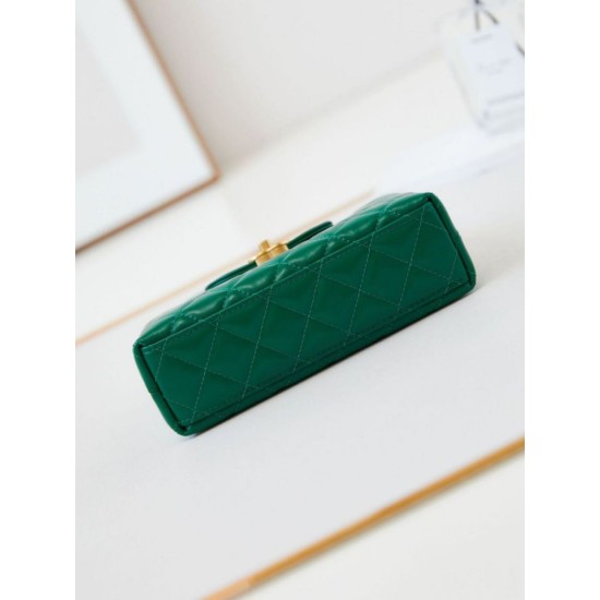 Miglior Falso 23K Kelly Mini shopping Borsa AS4416 Verde Economiche Premium