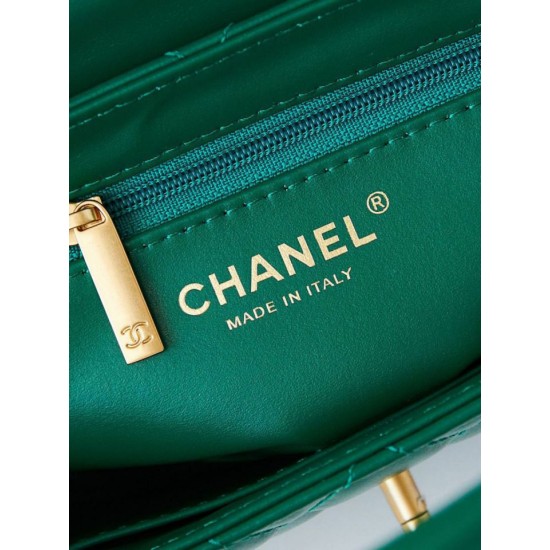 Miglior Falso 23K Kelly Mini shopping Borsa AS4416 Verde Economiche Premium