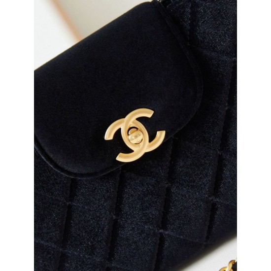 Migliore Repliche 23K Kelly Mini shopping Borsa AS4416 Lana Nero Economiche Outlet Online