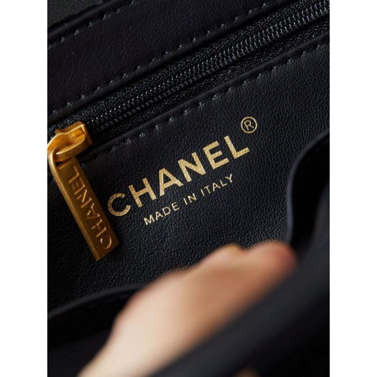 Migliore Repliche 23K Kelly Mini shopping Borsa AS4416 Lana Nero Economiche Outlet Online