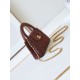 Replica perfetta 23K Kelly Mini shopping Borsa AS4416 Lana Borgogna Imitazione Outlet Online