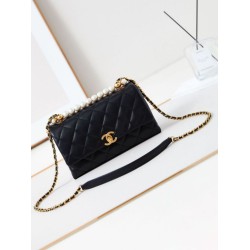 Migliore Repliche Flap Chain Borsa AS4997 Nero Economiche Outlet Online