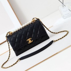 Migliore Repliche Flap Chain Borsa AS4997 Nero Economiche Outlet Online