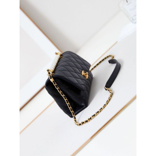 Migliore Repliche Flap Chain Borsa AS4997 Nero Economiche Outlet Online