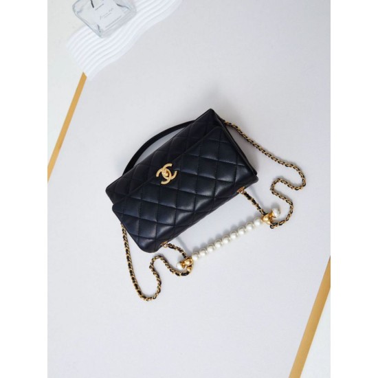 Migliore Repliche Flap Chain Borsa AS4997 Nero Economiche Outlet Online