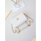 Replica perfetta Flap Chain Borsa AS4997 Bianco Imitazione Outlet Online