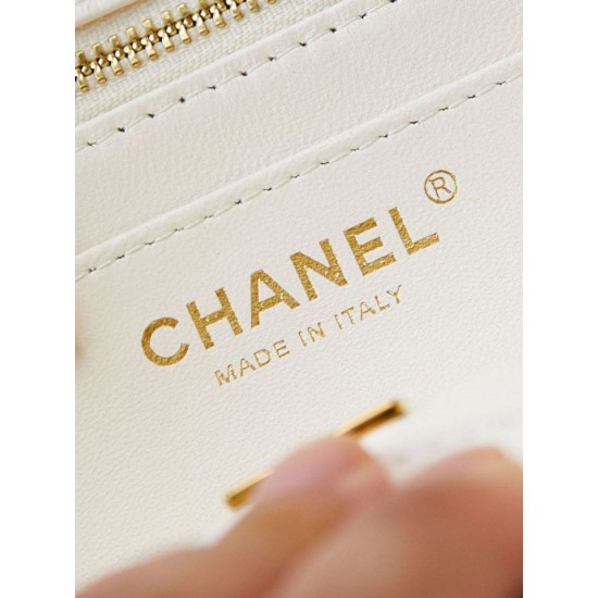 Replica perfetta Flap Chain Borsa AS4997 Bianco Imitazione Outlet Online