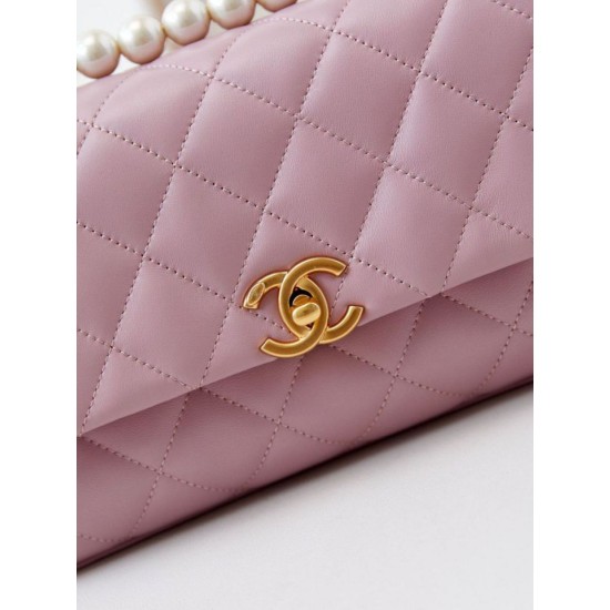 Replica perfetta Flap Chain Borsa AS4997 Rosa Imitazione Outlet Online