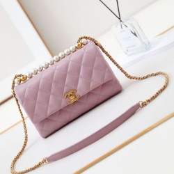 Replica perfetta Flap Chain Borsa AS4997 Rosa Imitazione Outlet Online