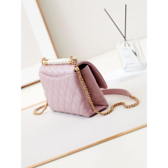 Replica perfetta Flap Chain Borsa AS4997 Rosa Imitazione Outlet Online