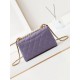 Miglior Falso Flap Chain Borsa AS4997 Viola Economiche Premium