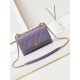 Miglior Falso Flap Chain Borsa AS4997 Viola Economiche Premium