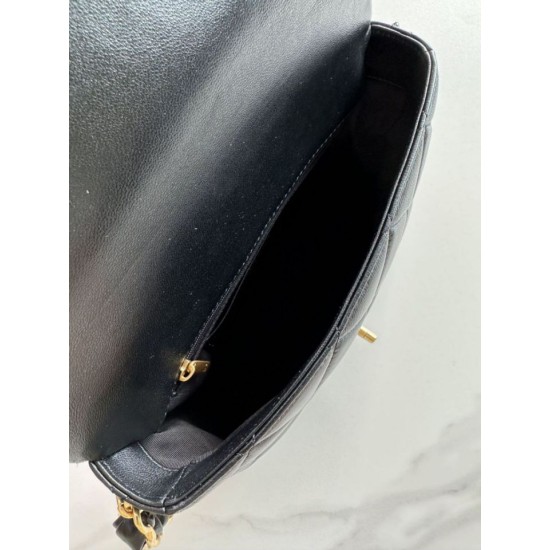 Migliore Repliche Borsa a tracolla AS5176 Nera Economiche Outlet Online