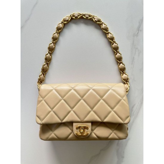 Migliore Repliche Borsa a tracolla AS5176 Albicocca Economiche Outlet Online