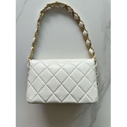 Perfette Qualità Repliche Borsa a tracolla AS5176 bianca Imitazione