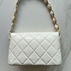 Perfette Qualità Repliche Borsa a tracolla AS5176 bianca Imitazione