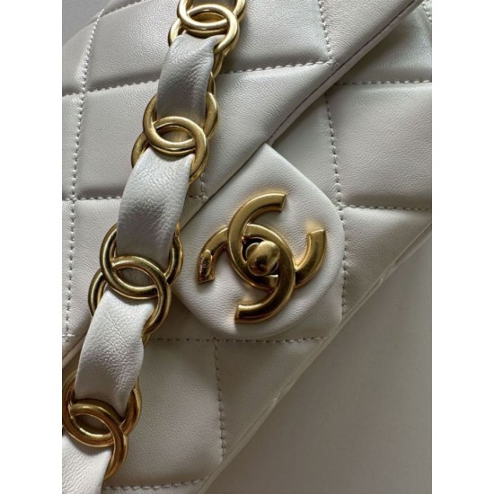 Perfette Qualità Repliche Borsa a tracolla AS5176 bianca Imitazione