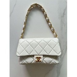Perfette Qualità Repliche Borsa a tracolla AS5176 bianca Imitazione
