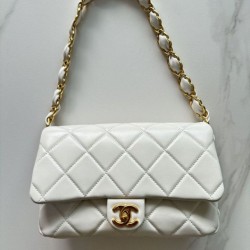 Perfette Qualità Repliche Borsa a tracolla AS5176 bianca Imitazione