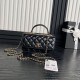 Migliore Repliche Borsa Woc 24B Trendy CC con patta AP4184 Nera Economiche Outlet Online