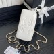 Perfette Qualità Repliche Mini Vanity Case con catena AP1472 Bianco Imitazione