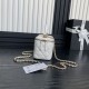 Perfette Qualità Repliche Mini Vanity Case con catena AP1472 Bianco Imitazione