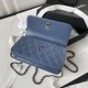 Perfette Qualità Repliche Borsa a tracolla Borsa AP3566 Blu Imitazione