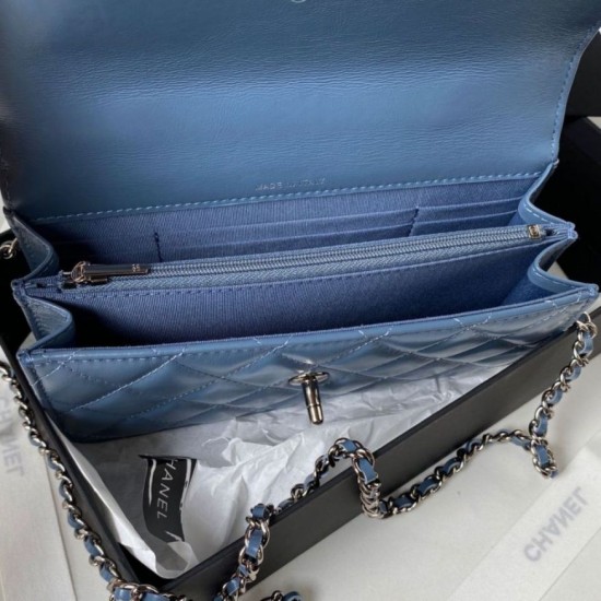 Perfette Qualità Repliche Borsa a tracolla Borsa AP3566 Blu Imitazione