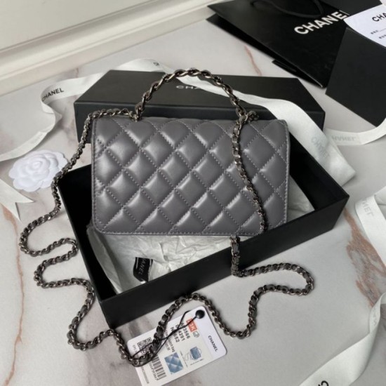 Replica perfetta Borsa a tracolla Borsa AP3566 Grigia Imitazione Outlet Online