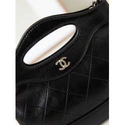 Migliore Replica 31 Mini Shopping Borsa Pochette con catena lucida AS3656 Nera Imitazioni Outlet Italia Perfette Qualità Repliche 31 Mini Shopping Borsa Pochette con catena lucida AS3656 Nera Imitazione