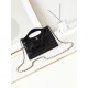 Migliore Replica 31 Mini Shopping Borsa Pochette con catena lucida AS3656 Nera Imitazioni Outlet Italia Perfette Qualità Repliche 31 Mini Shopping Borsa Pochette con catena lucida AS3656 Nera Imitazione
