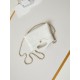 Miglior Falso 31 Mini Shopping Borsa Pochette con catena lucida AS3656 Bianca Economiche Premium