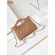 Perfette Qualità Repliche 31 Mini Shopping Borsa Pochette con catena lucida AS3656 Beige Imitazione