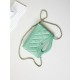 Miglior Falso 31 Mini Shopping Borsa Pochette con catena lucida AS3656 Verde chiaro Economiche Premium