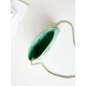 Miglior Falso 31 Mini Shopping Borsa Pochette con catena lucida AS3656 Verde chiaro Economiche Premium