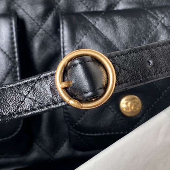 Replica perfetta Borsa a tracolla 24p Hobo Hip As4668 Nera Imitazione Outlet Online