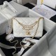 Miglior Falso Borsa 24A con catena di lettere di perle AS5011 Bianca Economiche Premium