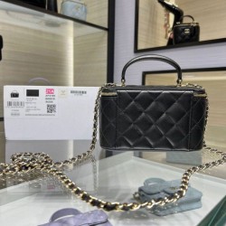 Miglior Falso Borsa a catena 24K Vanity AP2199 Nera Economiche Premium